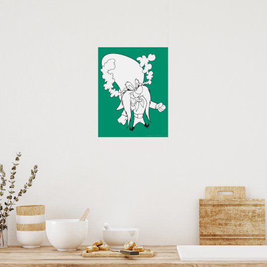 Yosemite Sam Steaming Mad Poster (Keuken)