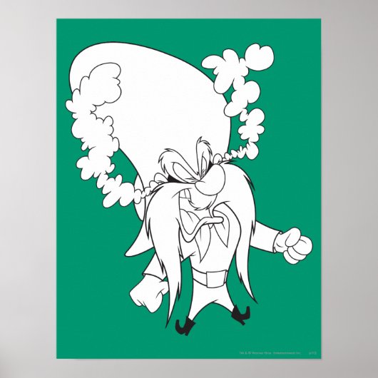 Yosemite Sam Steaming Mad Poster (Voorkant)