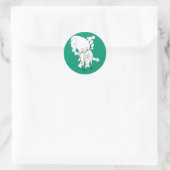 Yosemite Sam Steaming Mad Ronde Sticker (Tas)