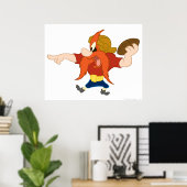 Yosemite Sam WANDELTUITJE!!! Poster (Thuiskantoor)