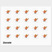 Yosemite Sam WANDELTUITJE!!! Ronde Sticker (Vel)