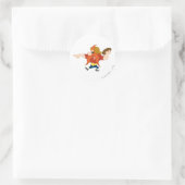 Yosemite Sam WANDELTUITJE!!! Ronde Sticker (Tas)