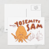 Yosemite Sam Warner Bros. Cadeaus Briefkaart (Voorkant / Achterkant)