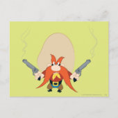 Yosemite Sam weer weg Briefkaart (Voorkant)