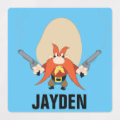 Yosemite Sam weer weg Labels (Design 2)