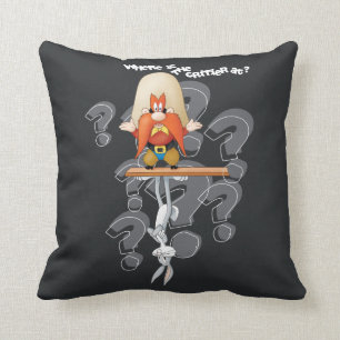 Yosemite Sam zoekt 'Critter' BUGS BUNNY™ Kussen