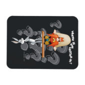 Yosemite Sam zoekt 'Critter' BUGS BUNNY™ Magneet (Horizontaal)