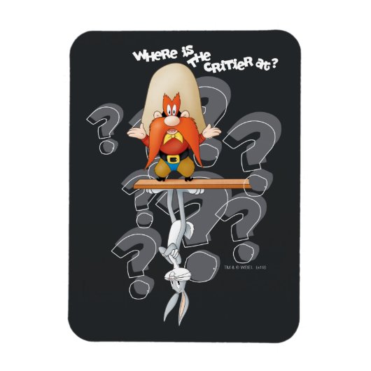 Yosemite Sam zoekt 'Critter' BUGS BUNNY™ Magneet (Verticaal)