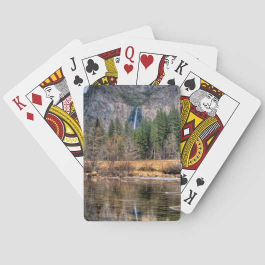 Yosemite Scenic Watervallen Pokerkaarten (Achterkant)