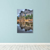 Yosemite Schilderachtig Herfsten Canvas Afdruk (Insitu (Houten vloer))