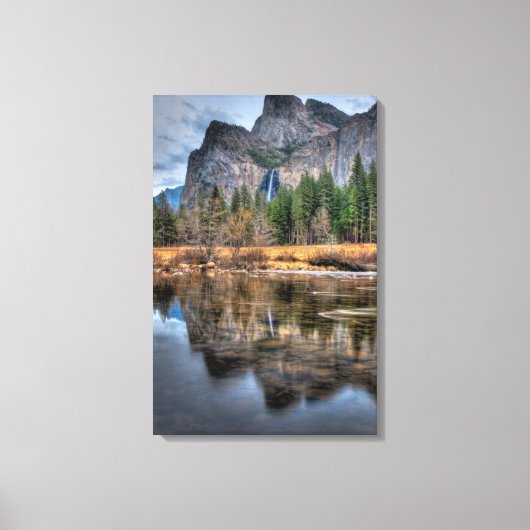 Yosemite Schilderachtig Herfsten Canvas Afdruk (Voorkant)