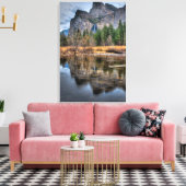 Yosemite Schilderachtig Herfsten Canvas Afdruk (Insitu (Woonkamer))