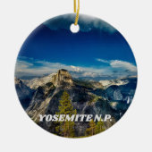 Yosemite Schilderachtig kerstversiering Keramisch Ornament (Voorkant)