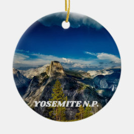 Yosemite Schilderachtig kerstversiering Keramisch Ornament