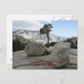 Yosemite, toerisme in de Verenigde Staten Briefkaart (Voorkant / Achterkant)