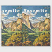 Yosemite Travel Art Cadeaupapier (Vlak)