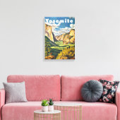 Yosemite Travel Art Canvas Afdruk (Insitu (Woonkamer))