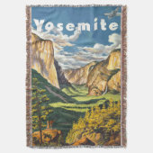 Yosemite Travel Art Deken (Voorkant Verticaal)
