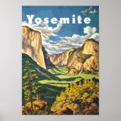Yosemite Travel Art Poster (Voorkant)