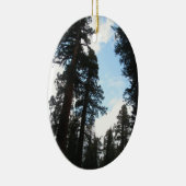 Yosemite Trees Keramisch Ornament (Rechts)