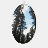 Yosemite Trees Keramisch Ornament (Links)