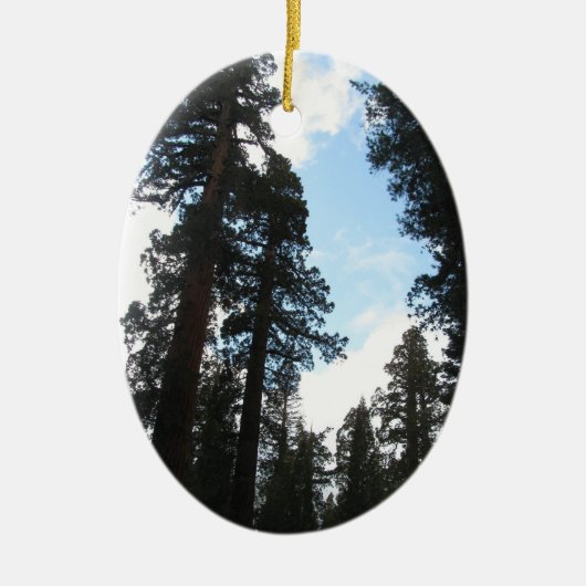 Yosemite Trees Keramisch Ornament (Voorkant)