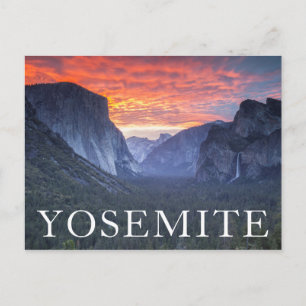 Yosemite Tunnel Uitzicht Briefkaart