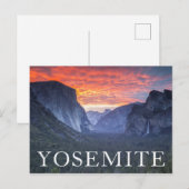 Yosemite Tunnel Uitzicht Briefkaart (Voorkant / Achterkant)