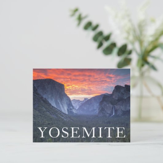 Yosemite Tunnel Uitzicht Briefkaart (Staand voorkant)