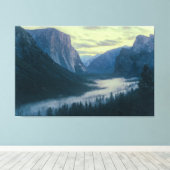 Yosemite Tunnel Uitzicht Canvas Afdruk (Insitu (Houten vloer))