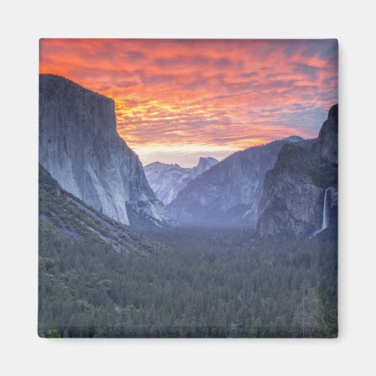 Yosemite Tunnel Uitzicht Magneet (Voorkant)