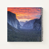 Yosemite Tunnel Uitzicht Notitieboek (Achterkant)