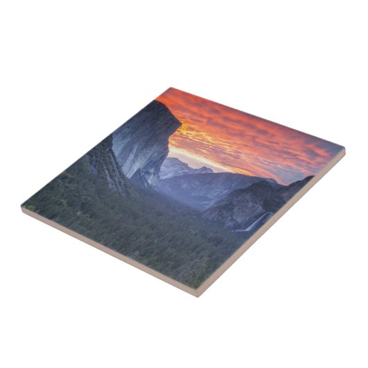 Yosemite Tunnel Uitzicht Tegeltje (Zijkant)