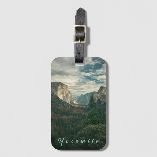 Yosemite Tunnel View Landschap Bagagelabel (Voorkant (verticaal))
