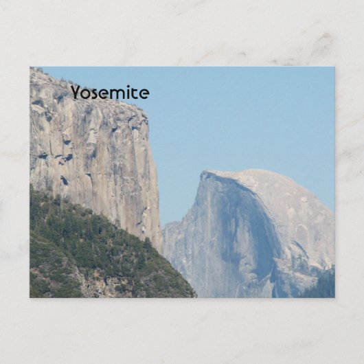 Yosemite-Uitzichten Briefkaart (Voorkant)