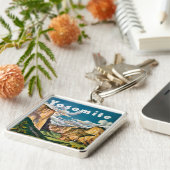 Yosemite Unedited Foto's Old Aesthetic Pic Sleutelhanger (Zijkant)