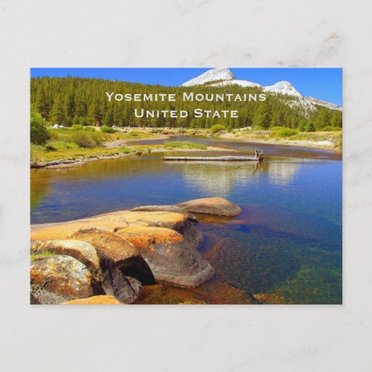 Yosemite United State Toerismereizen Voeg toe Briefkaart (Voorkant)