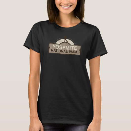 Yosemite Us National Park California Backpackc T-shirt (Voorkant)