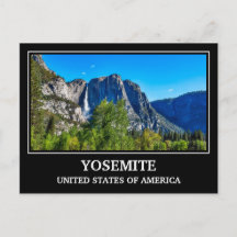 Yosemite USA Briefkaart