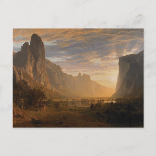 Yosemite-vallei Briefkaart (Voorkant)
