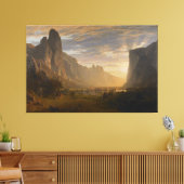 Yosemite-vallei Canvas Afdruk (Insitu (Woonkamer))