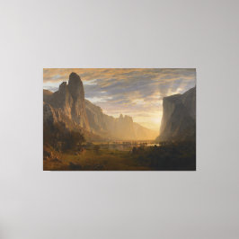 Yosemite-vallei Canvas Afdruk