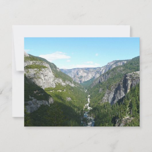 Yosemite-vallei in het Nationaal Park Yosemite (Voorkant)