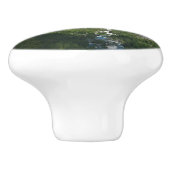 Yosemite-vallei in het Nationaal Park Yosemite Keramische Knop (Zijkant)