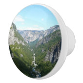 Yosemite-vallei in het Nationaal Park Yosemite Keramische Knop (Rechts)