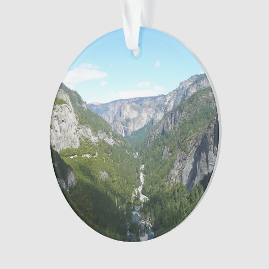 Yosemite-vallei in het Nationaal Park Yosemite Ornament (voorkant)