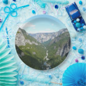 Yosemite-vallei in het Nationaal Park Yosemite Papieren Bordje (Feest)