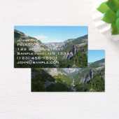 Yosemite-vallei in het Nationaal Park Yosemite Visitekaartje (Bureau)