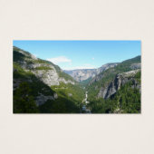 Yosemite-vallei in het Nationaal Park Yosemite Visitekaartje (Achterkant)