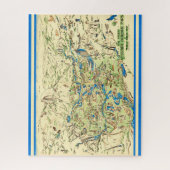 Yosemite Valley 16x20 kaart  Legpuzzel (Verticaal)